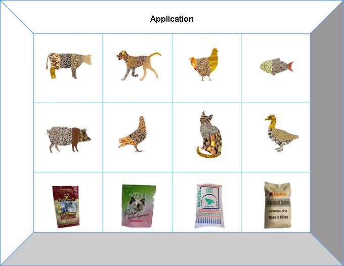 Fish feed packing machine