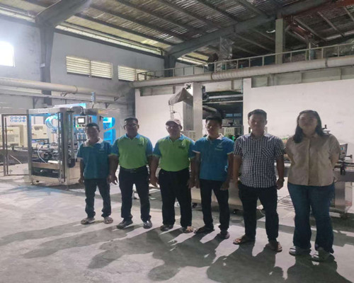 Engineers were dispatched abroad for installation and commissioning